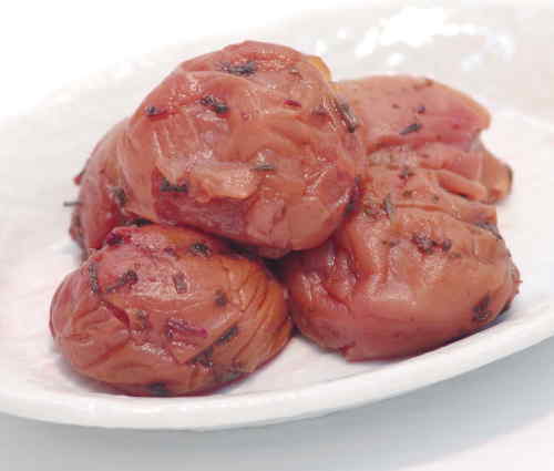 【ふるさと納税】 【ご家庭用】しそかつお梅干し つぶれ梅(はちみつ入り)約500g《紀州南高梅》【入金確認後準備ができ次第順次発送】|和歌山県かつらぎ町