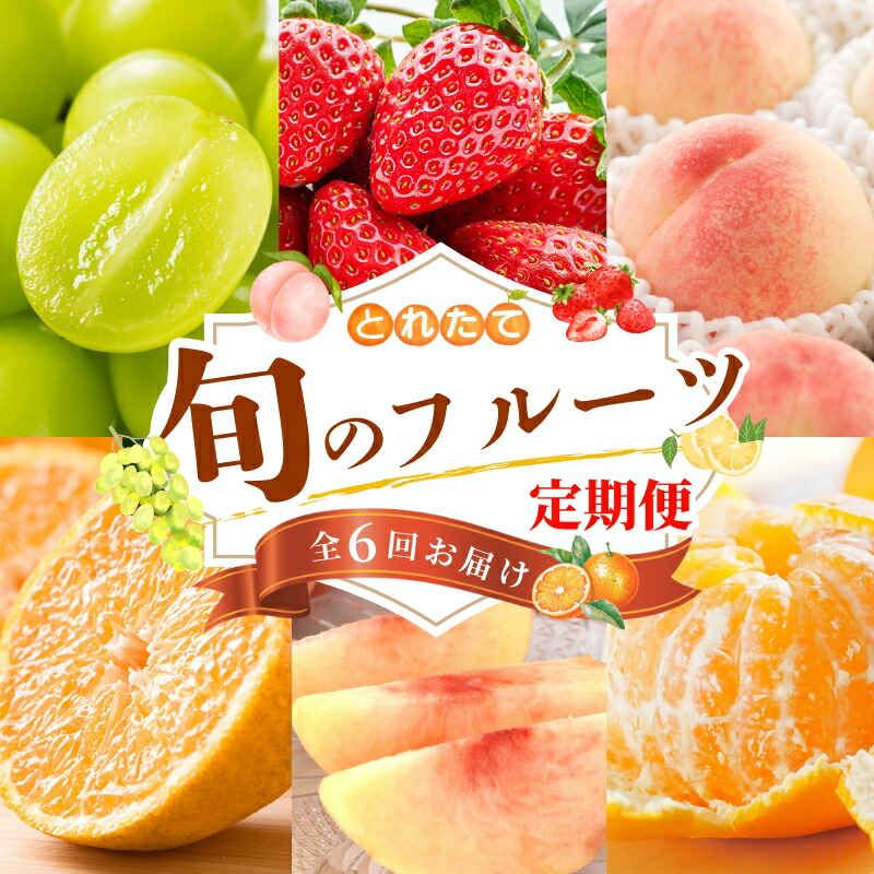 【ふるさと納税】 【フルーツ定期便・全6回】品質に自信あり！くしがきの里から直送　厳選した果物を最高のタイミングでお届け♪ / 定期便 桃 もも みかん 柑橘 シャインマスカット マスカット いちご 不知火 はれひめ イチゴ 苺 果物 フルーツ 6回｜和歌山県かつらぎ町