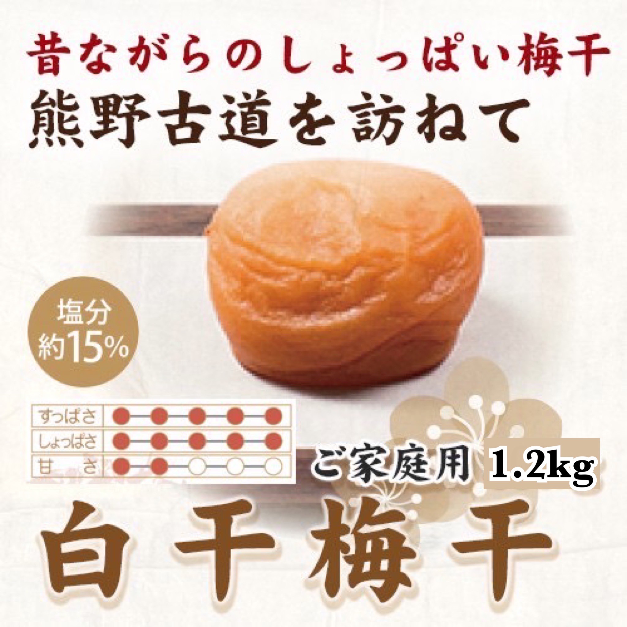 【ふるさと納税】 【ご家庭用】紀州南高梅 白干梅干し 約1.2kg 【US18】【準備でき次第、順次発送】 | 梅干 食品 加工食品 人気 おすすめ 送料無料|和歌山県かつらぎ町