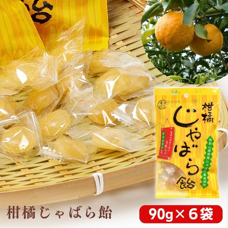 【ふるさと納税】 柑橘じゃばら飴　6袋セット【入金確定日より、２週間程度で配送】｜和歌山県かつらぎ町 8,880円