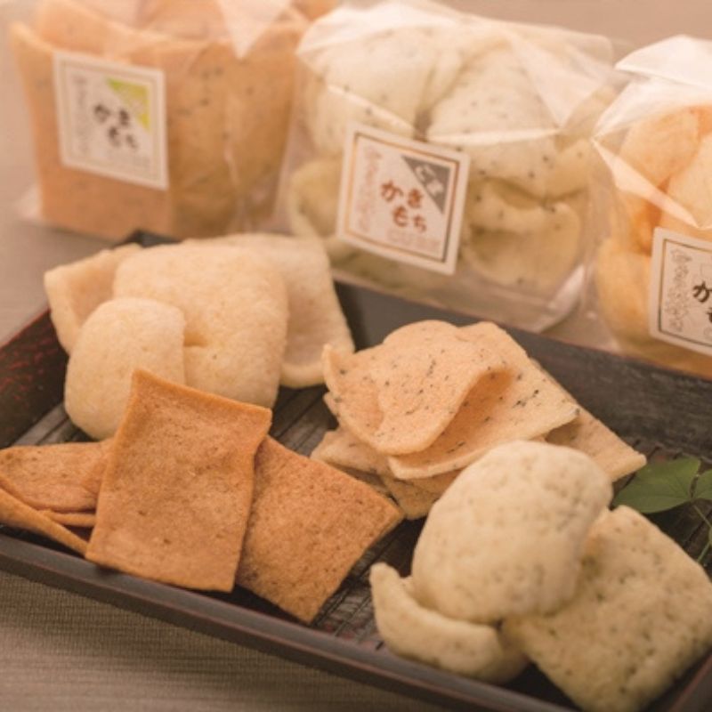 【ふるさと納税】 柔らか食感のおかき【かきもちキューブ】12種の詰め合わせギフト箱&times;7セット｜和歌山県かつらぎ町