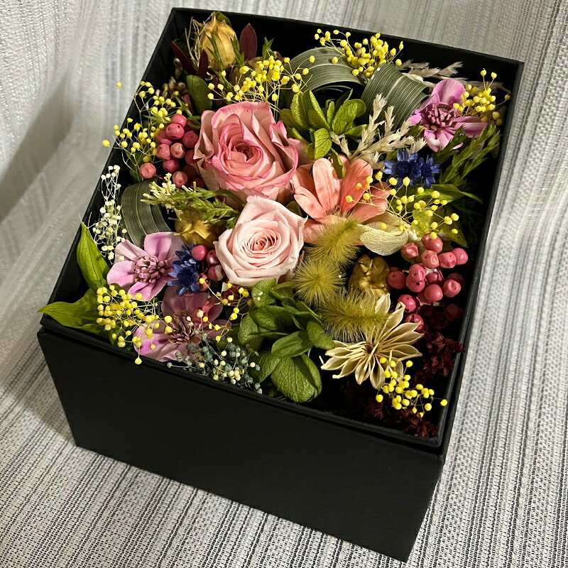 【ふるさと納税】 プリザーブドフラワー・ドライフラワー・花の玉手箱大