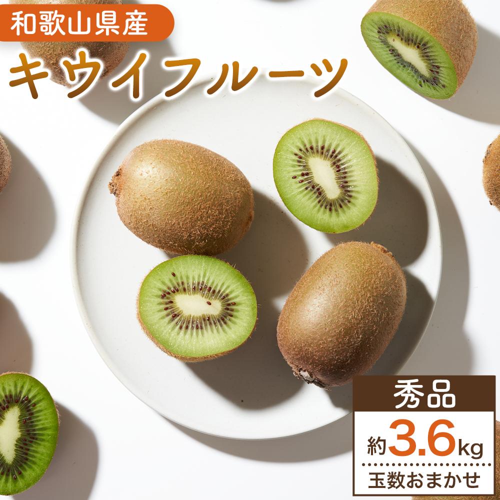 【ふるさと納税】和歌山九度山町産 キウイフルーツ 約3.6kg (玉数おまかせ 24玉～36玉のいずれか 秀品)★ 2026年1月中旬頃より順次発送 | フルーツ 果物 くだもの 食品 人気 おすすめ 送料無料