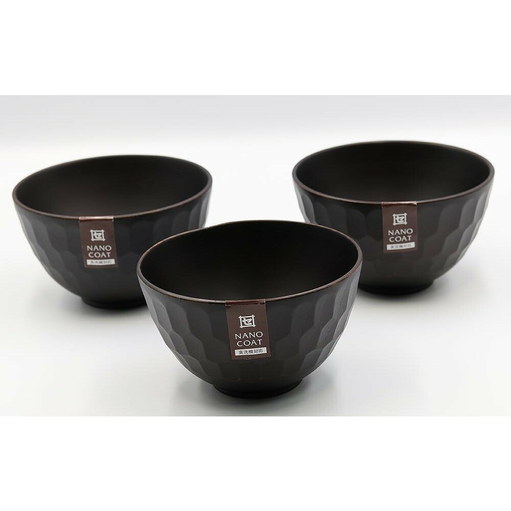【ふるさと納税】◇ボコボコ椀 DBR（S） 3個入り口・入口［TN216］ | 和歌山県 和歌山 九度山町 ふるさと 納税 しっぺい返し品  食器 椀 碗 日装置 一般受け おすすめ 貨物輸送無料