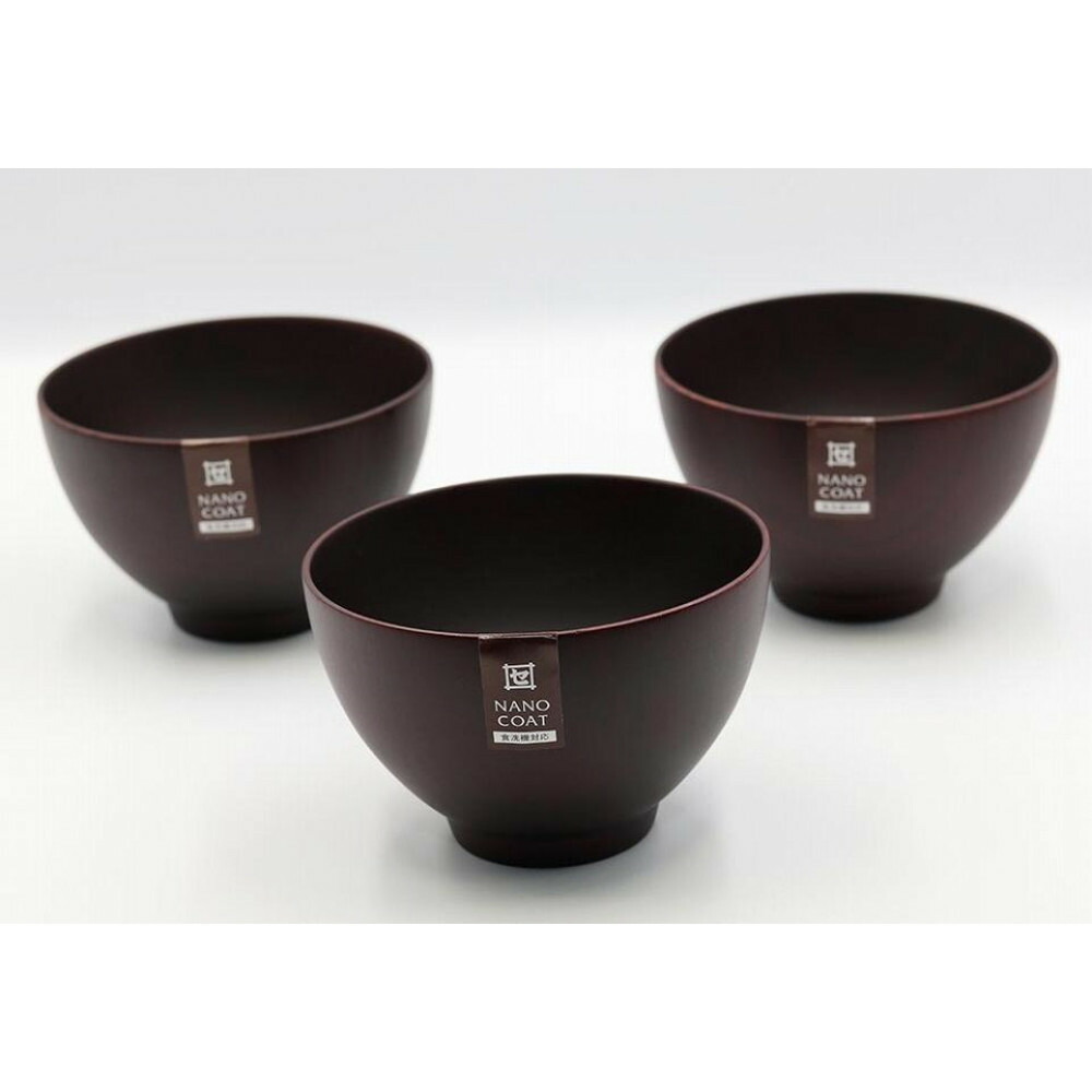 【ふるさと納税】◇シフォンスープボール BR（L） 3個入り口・入口【TN53】 | 和歌山県 和歌山 九度山町 ふるさと 納税 しっぺい返し品  食器 椀 碗 日装置 一般受け おすすめ 貨物輸送無料