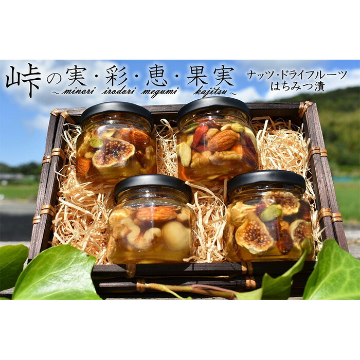 ふるさと納税 和歌山県 九度山町 ナッツの蜂蜜漬2種セット　熊野古道　峠の蜂蜜×ナッツ ナッツ・ドライフルーツの蜂蜜漬 峠プレミアム2種セット萌(MOE