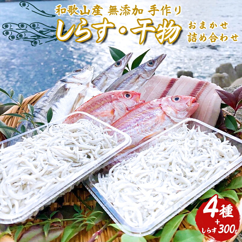【ふるさと納税】しらす ・ 干物 おまかせ詰め合わせ セット A【しらす干し ちりめんじゃこ シラス 魚 干物セット 詰め合わせ】｜和歌山県湯浅町