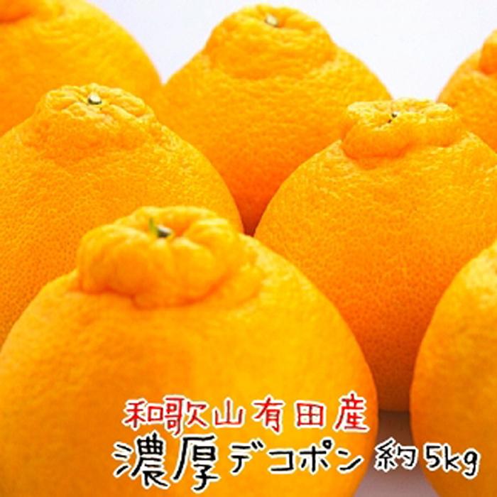 【ふるさと納税】和歌山有田の濃厚デコポン 15～24玉 約5kg［先行予約］［MS78w］