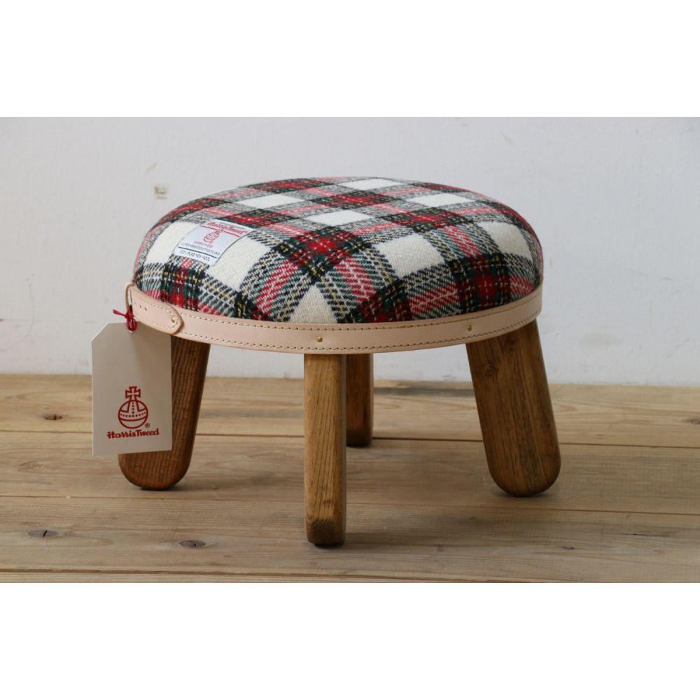 【ふるさと納税】まぁるい腰掛け【イタリアン照合のしるし】 赤ちゃん 居敷きイスキッズ HARRIS TWEED（ハリスツィード）調度品 | 調度品 室内装飾 HARRIS TWEED ハリスツィード 腰掛け 一般受け おすすめ 貨物輸送無料