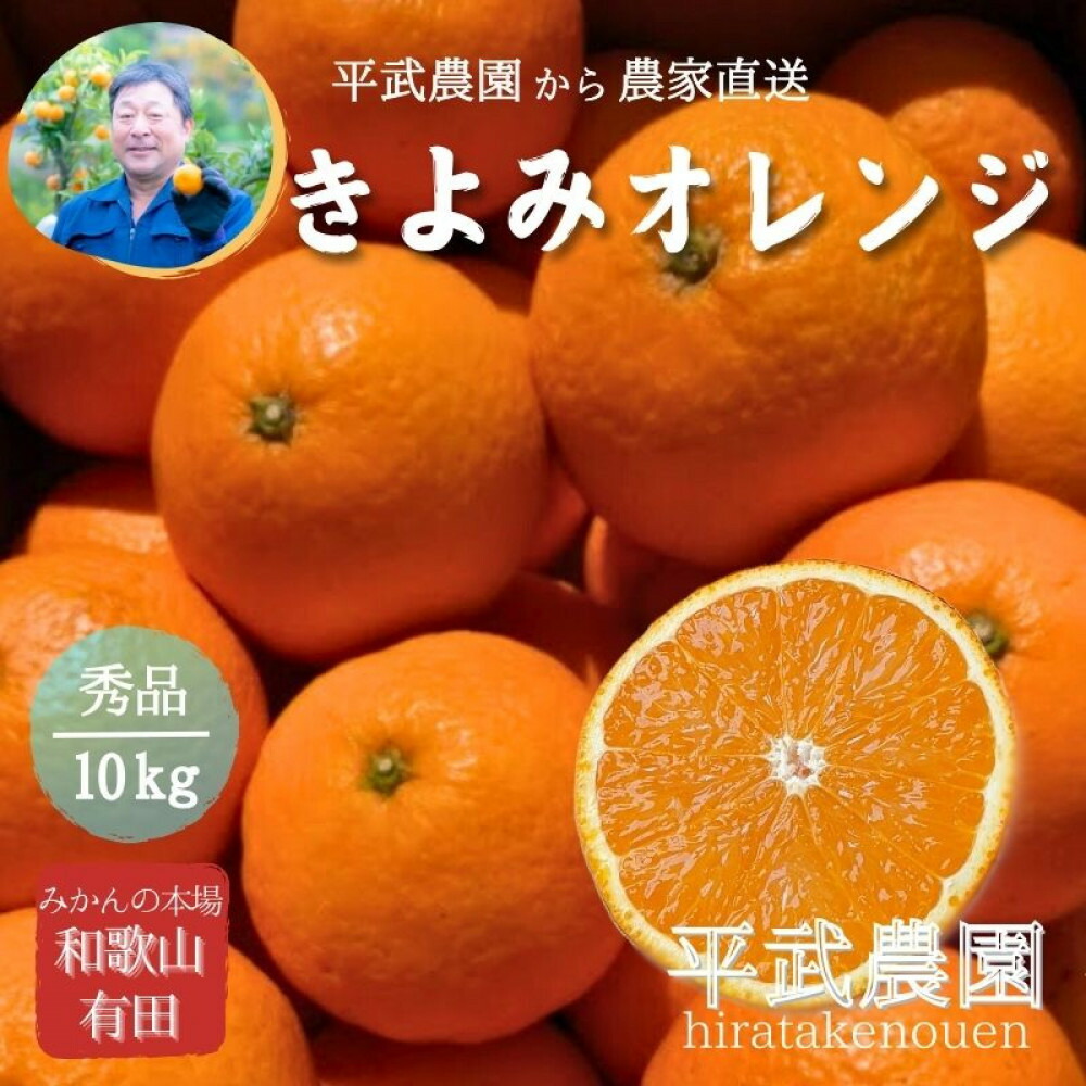 【ふるさと納税】農家直送！きよみオレンジ 10kg ≪秀品≫［平武農園］～蛍飛ぶ町から旬の便り～［2026年3月下旬から順次発送予定］ | フルーツ 果物 くだもの 食品 人気 おすすめ 送料無料