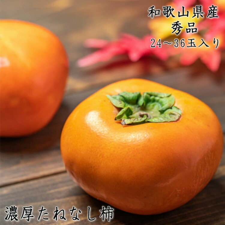 【ふるさと納税】【先行予約】【秋の美味】【和歌山ブランド】濃厚たねなし柿 秀品 L～４Lサイズ 約７.５kg入り ◇| 柿 かき 種なし タネなし 種無し 濃厚 お取り寄せ 果物 フルーツ <br>※沖縄地域へのお届け不可<br>※2025年10月上旬～11月上旬頃に順次発送予定【GO-02】