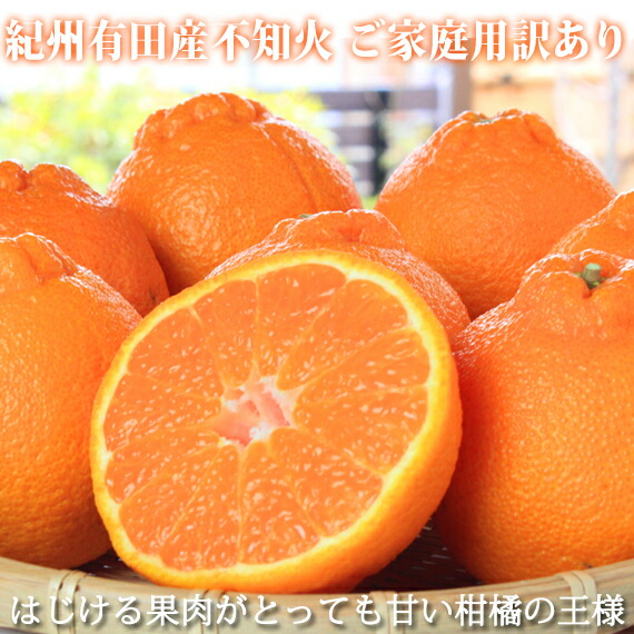 【ふるさと納税】【ご家庭用訳有り】紀州有田産不知火(しらぬひ) 約8.5kg ※2026年2月中旬～3月中旬頃に順次発送予定