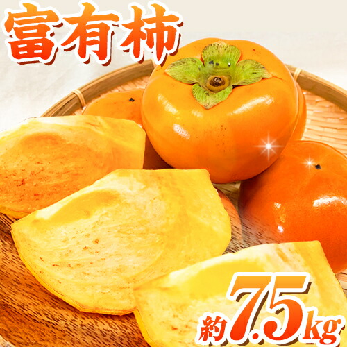 【ふるさと納税】＊先行予約＊和歌山 秋の味覚 富有柿 約7.5kg 株式会社魚鶴商店《2025年11月上旬-12月上旬頃出荷》和歌山県 日高町 柿 富有柿 フルーツ