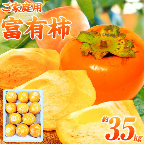 【ふるさと納税】【ご家庭用訳あり】 和歌山 秋の味覚 富有柿 約3.5kg 株式会社魚鶴商店《2025年11月上旬-12月上旬頃出荷》和歌山県 日高町 柿 富有柿 フルーツ