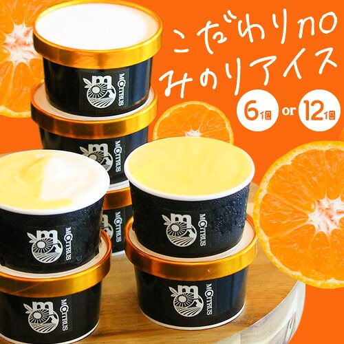 【ふるさと納税】アイス こだわり no みのりアイス 6個 または 12個《30日以内に出荷予定(土日祝除く)》主井農園 松兵衛 みかん ミルク ミックス 3種類以上 フルーツ 蜜柑 柑橘 果物 清見 菓子 デザート ミカン カラマンダリン セミノール ブラッドオレンジ など セット