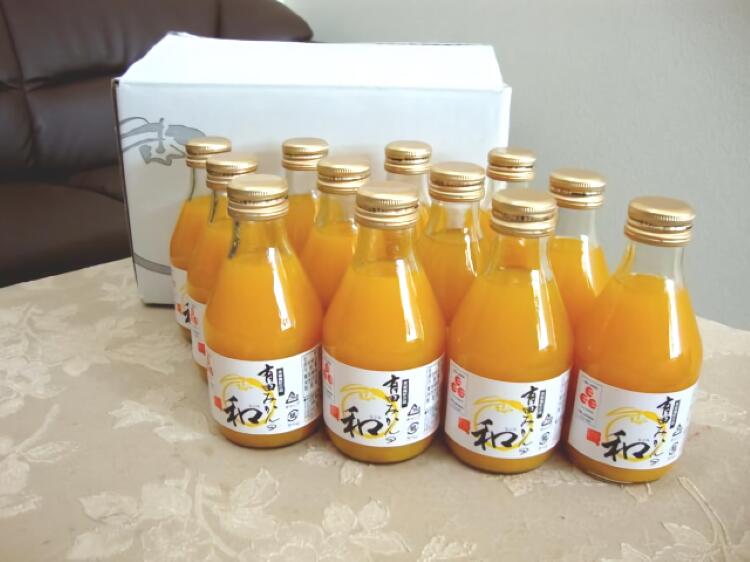 【ふるさと納税】有田みかんの和180ml×12本 | みかん ジュース 和歌山 人気 みかんジュース 180ml 12本 セット 有田 蜜柑 和歌山県 由良町 お取り寄せ ふるさと納税 返礼品 故郷納税|和歌山県由良町