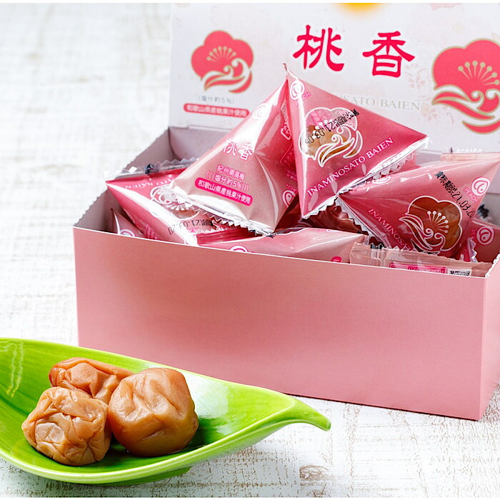【ふるさと納税】紀州南高梅 桃風味梅干(桃香)テトラピロー 12個入り 【2箱】 【US9】 | もも フルーツ 果物 くだもの 食品 人気 おすすめ 送料無料|和歌山県由良町