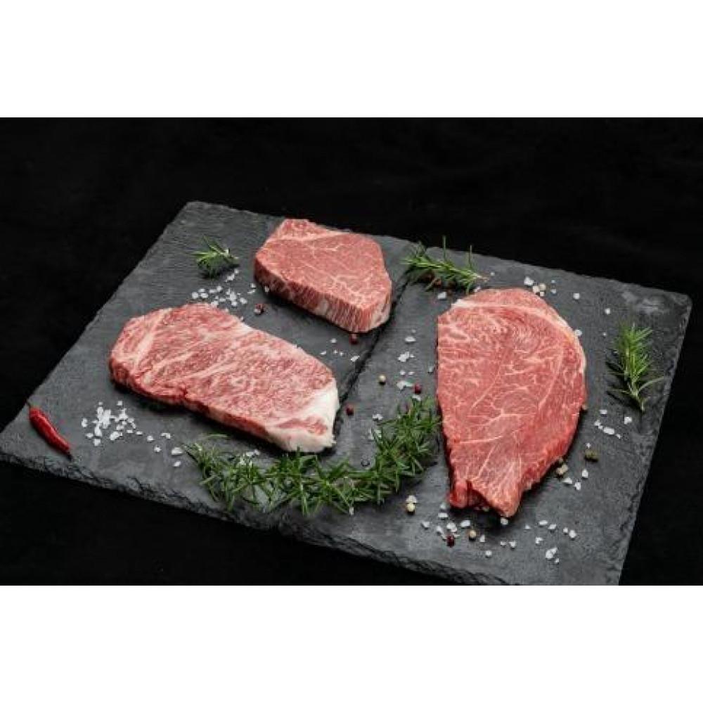 【ふるさと納税】熊野牛 ステーキ懐石 3種盛り【MT19】 | 肉 お肉 にく 食品 人気 おすすめ 送料無料 ギフト