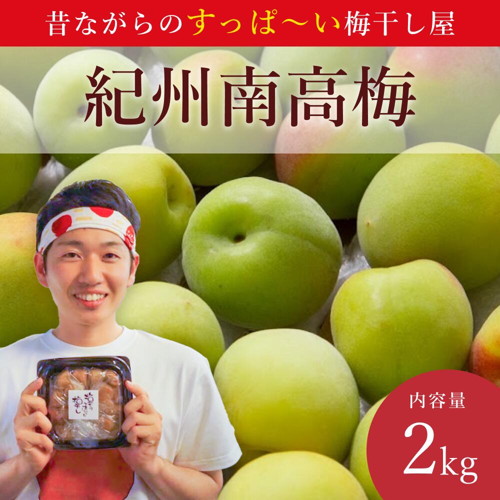 【ふるさと納税】【先行予約】紀州南高梅（青梅）2kg