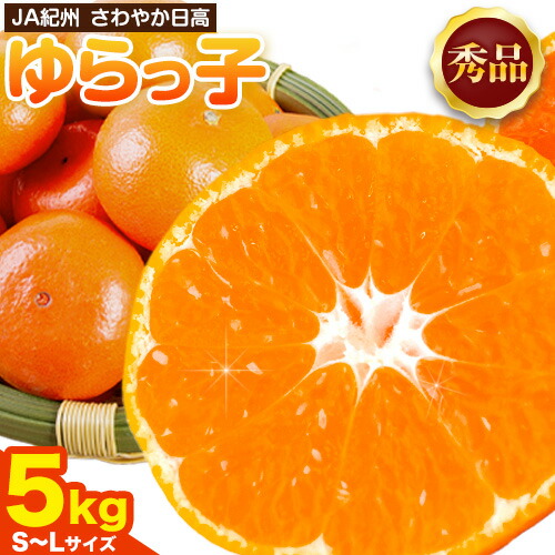 【ふるさと納税】秀品 温州みかん ゆらっ子 約5kg JA紀州 さわやか日高 《2025年12月上旬-2026年1月上旬頃出荷》和歌山県 日高川町 温州みかん みかん 柑橘 蜜柑 フルーツ ギフト