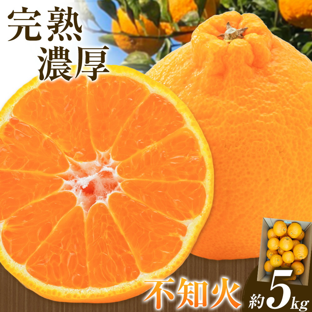 【ふるさと納税】不知火 約5kg (サイズ混合) 山本農園《3月上旬-4月下旬頃出荷》和歌山県 日高川町 柑橘 フルーツ 果物 しらぬい デコポン でこぽん