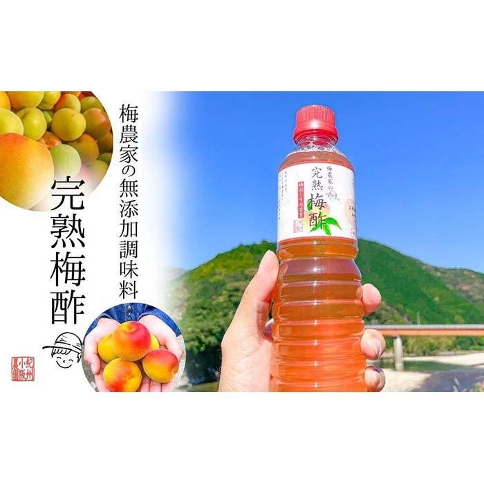【ふるさと納税】無添加 梅酢 500ml×2本 梅と天日塩だけ 農家の手作り完熟梅酢  調味料