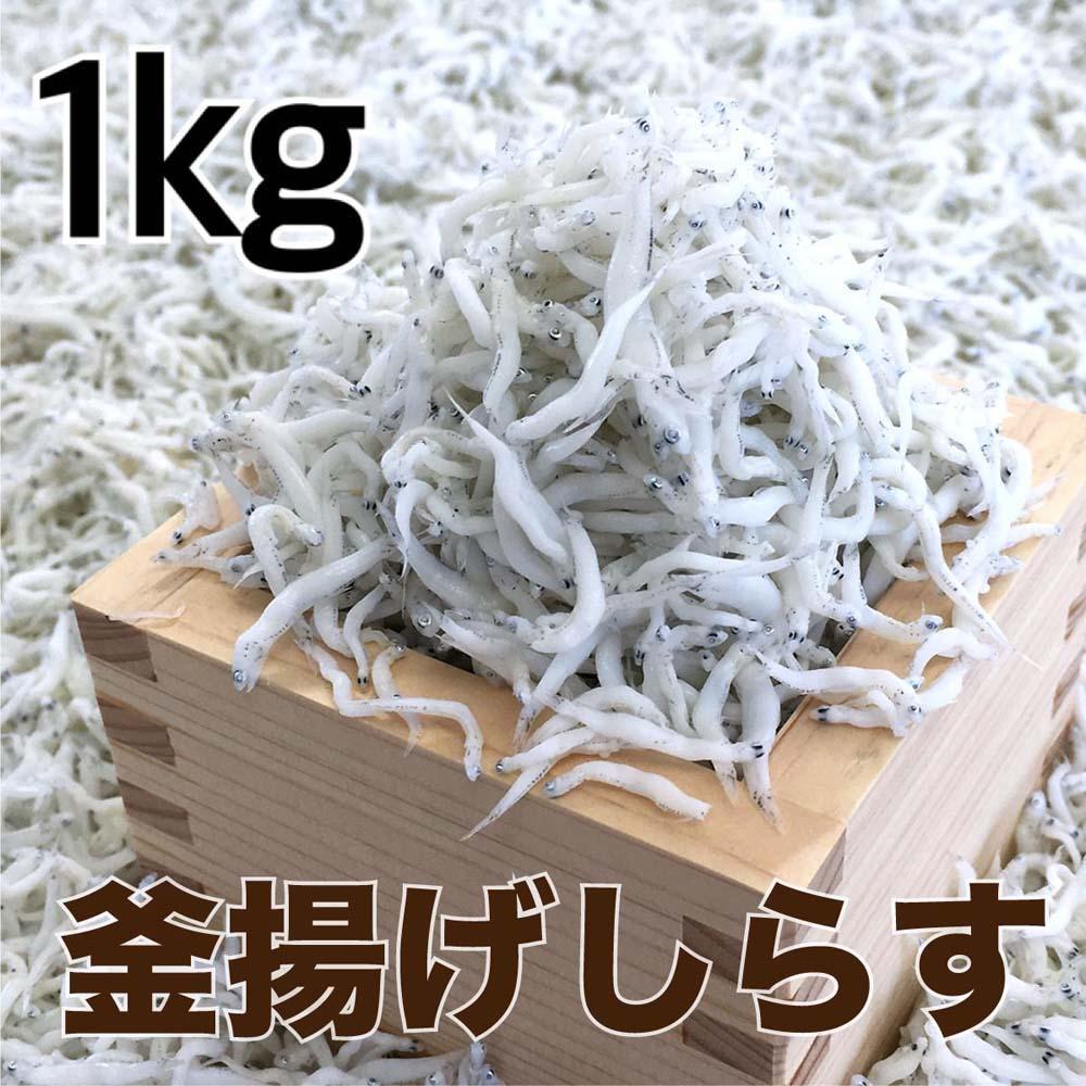 【ふるさと納税】釜揚げしらす1kg ［DN2］ | 魚 お魚 さかな 食品 人気 おすすめ 送料無料