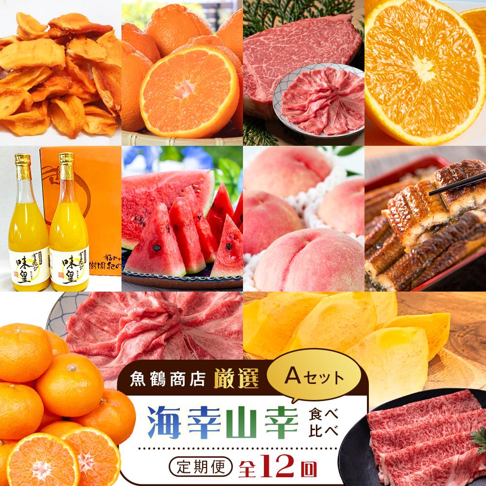 【ふるさと納税】【魚鶴商店厳選！】人気の海幸山幸食べ比べ【定期便全12回】セットA【UT109】