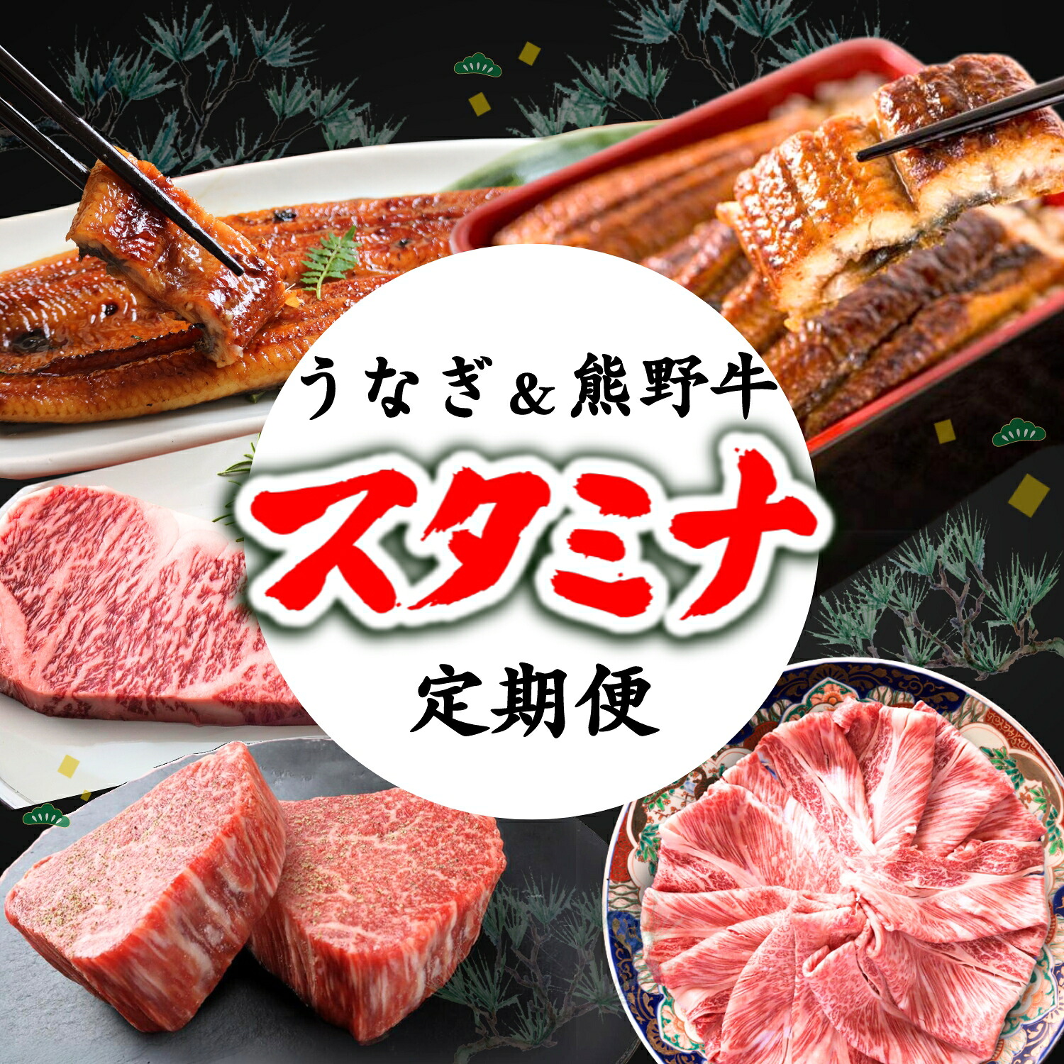 【ふるさと納税】 【全3回】&minus;松&minus; 国産うなぎ＆熊野牛 スタミナ定期便 / 定期便 鰻 牛肉 サーロイン シャトーブリアン ヒレ ロース 蒲焼き 霜降り うな重 うな丼 ひつまぶし ステーキ すき焼き しゃぶしゃぶ 人気 贈答 贈り物 ギフト プレゼント お祝い 冷凍便 クール便｜和歌山県すさみ町