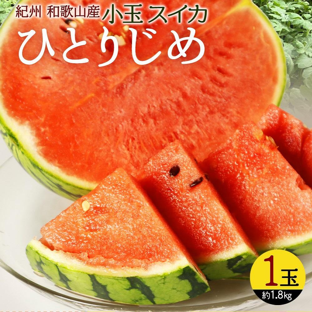 【ふるさと納税】紀州和歌山産 小玉スイカ「ひとりじめ」 1玉［2027年6月中旬頃～2027年7月上旬頃に順次発送］［UT85］ | 那智勝浦町 夏の果物 小玉スイカ シャリ感 人気 おすすめ 和歌山産 フルーツ 甘いジューシー ギフト 贈答用 お取り寄せ 送料無料 ふるさと納税｜和歌山県那智勝浦町
