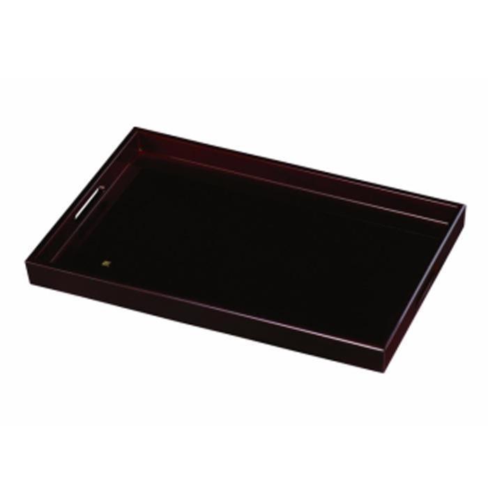 【ふるさと納税】紀州ペンキ塗り 木製長手盆 48糎 溜 匠【YG408】 | 手工芸品 民芸 一般受け おすすめ 貨物輸送無料
