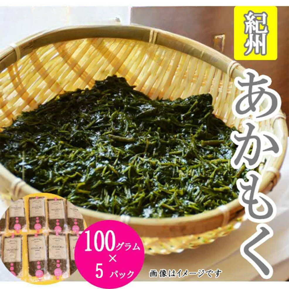 【ふるさと納税】紀州あかもく［由良町産］100g×5パック（2025年産）【SL10】 | 海藻 魚介類 水産 食品 人気 おすすめ 送料無料