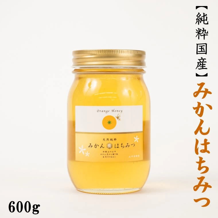 【ふるさと納税】 みかん王国和歌山県の下津で採れた純粋国産みかんはちみつ600g＜2026年7月中旬～2026年7月下旬頃より順次発送＞【tec508B】