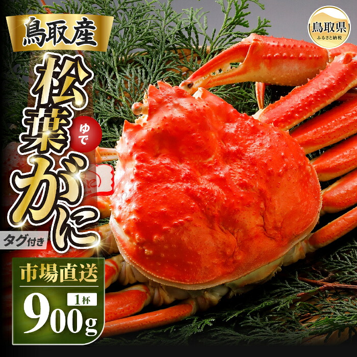 【ふるさと納税】【2026年12月発送】特撰 松葉がに(茹)【ブランドタグ付き】900g超の大きいサイズ 食べ応えあり 特大1杯【期間限定】_T2600605|鳥取県