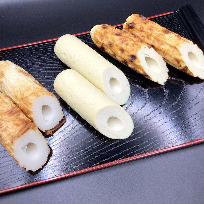 【ふるさと納税】とうふちくわ＆鯛ちくわ8本セット (蒸し3本＆焼き3本＆鯛2本)【かろや商店】(ふるさと物産館)
