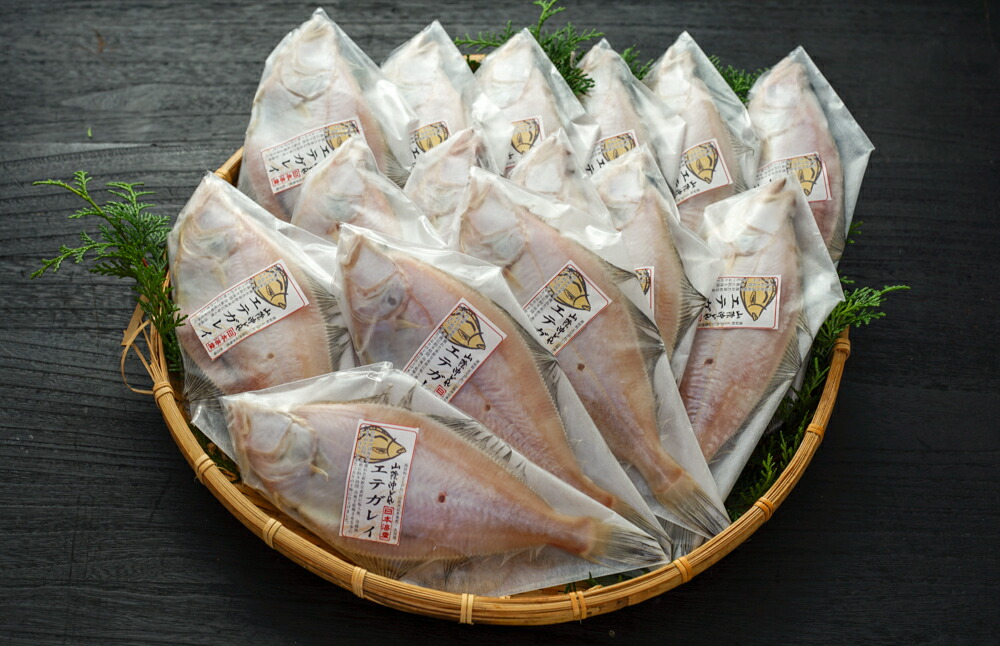 山陰一夜干し エテガレイセット C 鳥取県米子市 干物 燻製 スモーク食品 加工品 魚介類 水産加工品 ふるさと納税 米子市 ふるさと納税 送料無料 お取り寄せ 一夜干し 山陰 日本海 エテガレイ イテガレイ ソウハチガレイ かれい 干物