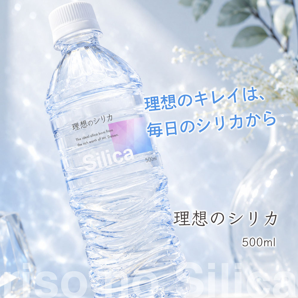 【ふるさと納税】理想のシリカ 500ml &times; 48本 (1ケース24本入 &times; 2ケース) 軟水 LeMoN株式会社｜鳥取県米子市