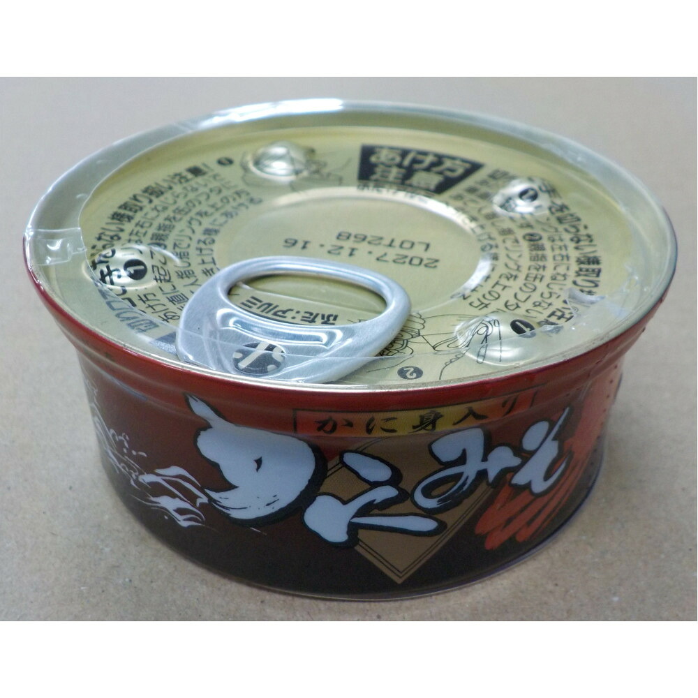 【ふるさと納税】かに身入りかにみそ缶詰48缶　＜1缶80g&times;48缶＞｜鳥取県境港市
