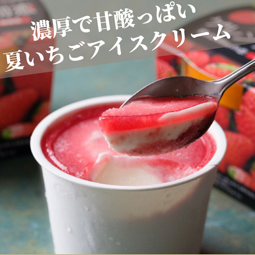 【ふるさと納税】ゲレンデの初恋（夏いちごアイス） [22]