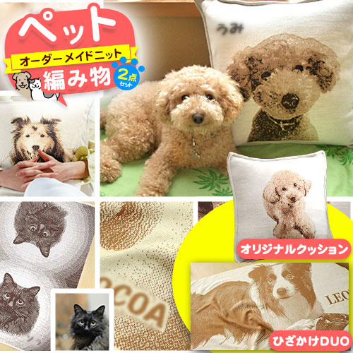 【ふるさと納税】ペットオーダーメイドニット あみもの2点仕掛ける 狭い会社組織 三浅あみもの真っただ中 《90日以内にさし出し予定を組む(週末祝除く)》鳥取県 八頭町 心おぼえ 購入注文お手伝いさん 座布団 ひざかけ 愛玩動物 編み物