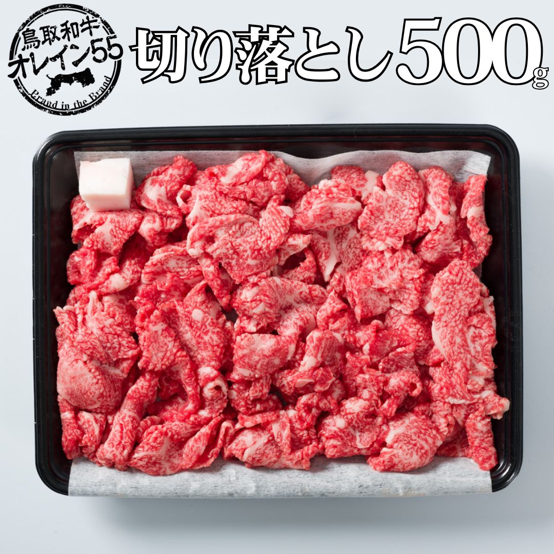 【ふるさと納税】◆鳥取和牛オレイン55◆切り落とし500g