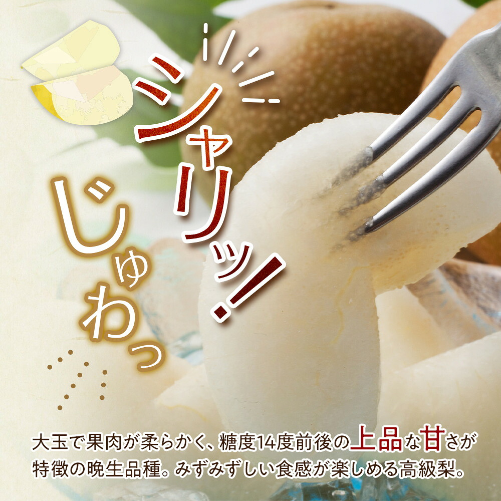 【ふるさと納税】【先行予約】＜選べる容量＞ 梨 王秋梨 3kg 5kg 鳥取県産 ※2026年10月下旬～12月上旬頃に順次発送予定 | 梨 なし ナシ 王秋梨 鳥取県産 新鮮 3キロ 5キロ 先行予約 果物 くだもの フルーツ 旬 北栄町 おすすめ 人気