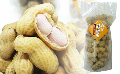 【ふるさと納税】MS-09 やみつきになる新食感　「茹で落花生」（１ｋｇ）らっかせい ジャンボ落花生 オオマサリ 塩茹で 柔らかい 鳥取県 鳥取県産 大山町 大山 お土産 返礼品  国産 お取り寄せ ご当地