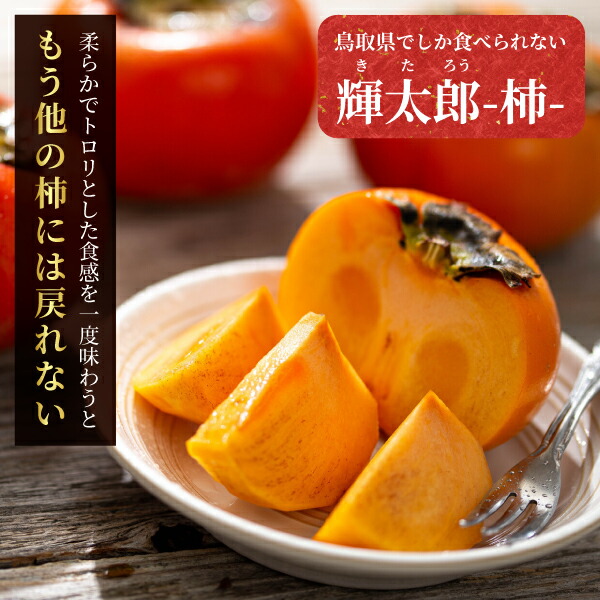 【ふるさと納税】JK-02 でっかくて甘い柿「輝太郎（きたろう）」（6kg）【発送10月上旬～中旬】柿 かき 新品種 鳥取県 鳥取県産 大山町 大山 お土産 返礼品  国産 お取り寄せ ご当地