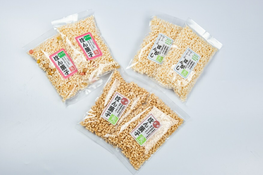 【ふるさと納税】RT-01　昔懐かしい味 ぽん菓子セットA（白米・玄米・あられ） 鳥取県 鳥取県産 大山町 大山 お土産 返礼品 国産 お取り寄せ ご当地 4,150円