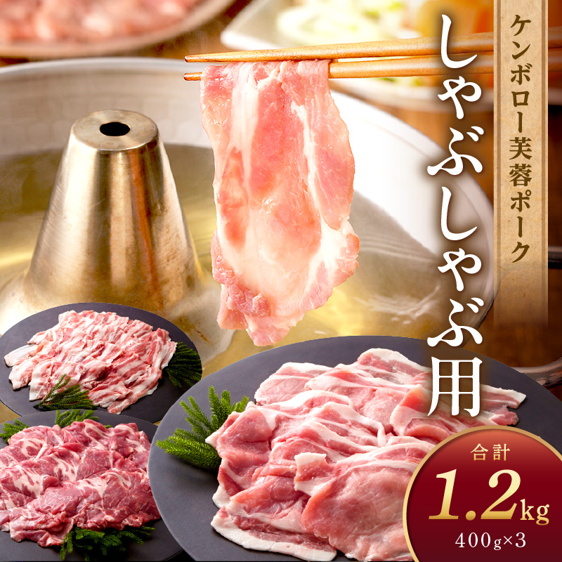 【ふるさと納税】【レビューCP対象】【父の日 お中元】浜田市産 ケンボロー芙蓉ポーク しゃぶしゃぶ用 合計 1.2kg ふるさと納税 しゃぶしゃぶ ふるさと納税 豚肉 芙蓉ポーク 鍋 ギフト 贈り物 【002_0002】