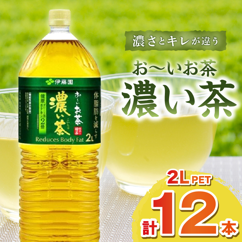 楽天市場】【ふるさと納税】お～いお茶 濃い茶ＰＥＴ 2L 6本入り×1