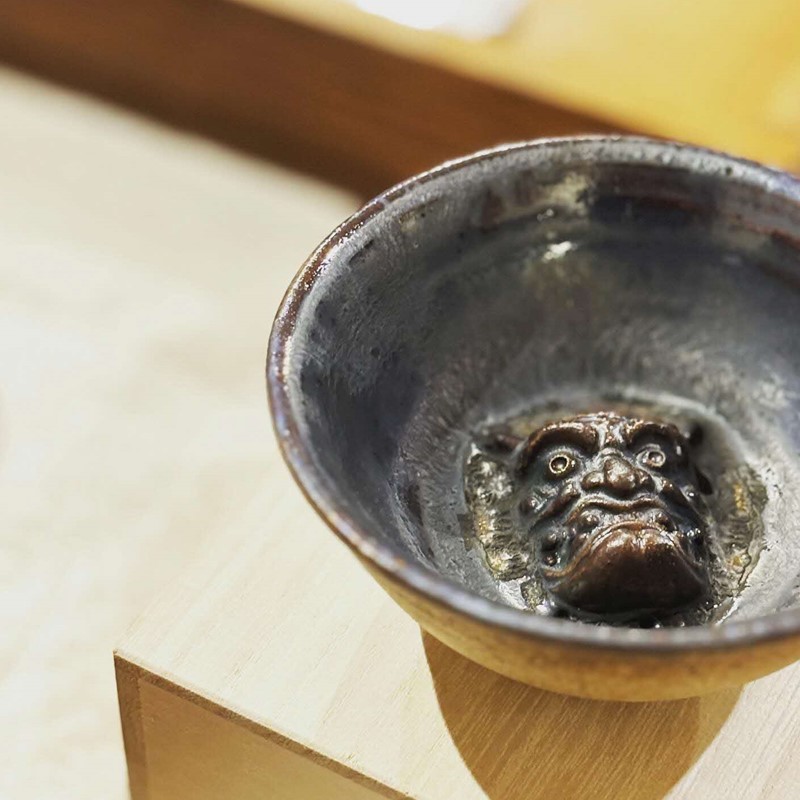 楽天市場】鬼面杯【無名異焼】【酒器】 : 菊水ショップかよいぐら楽天