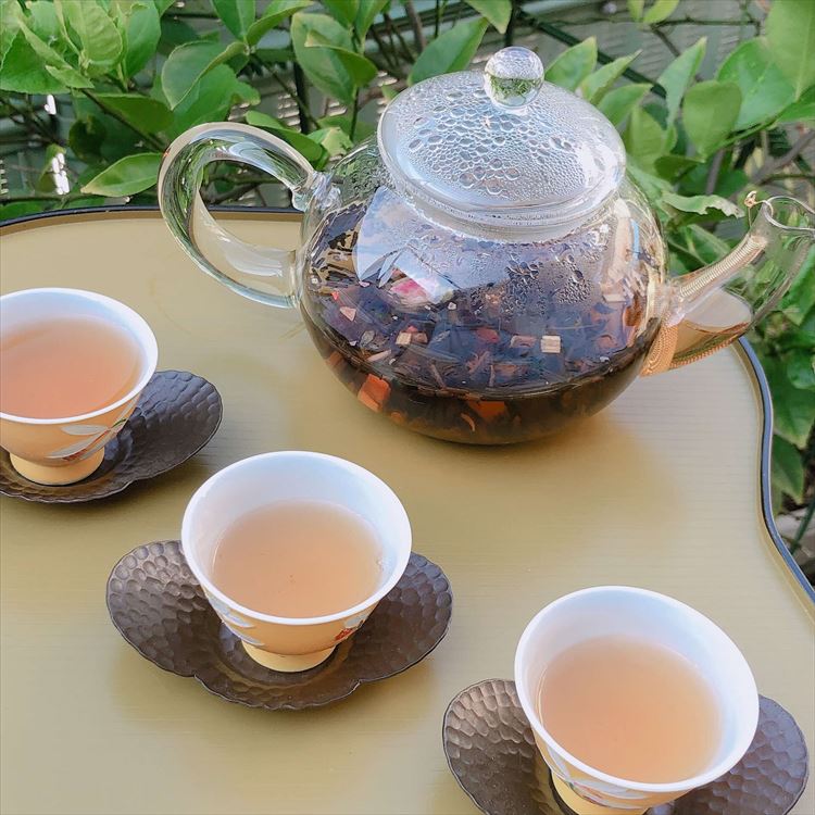 【ふるさと納税】日本茶＆ハーブ平野屋オリジナルブレンドとポストカードセット お茶 日本茶 オリジナルブレンド ブレンド茶 ハーブ ポストカード セット 詰め合わせ ギフト 贈り物 【069_1916】