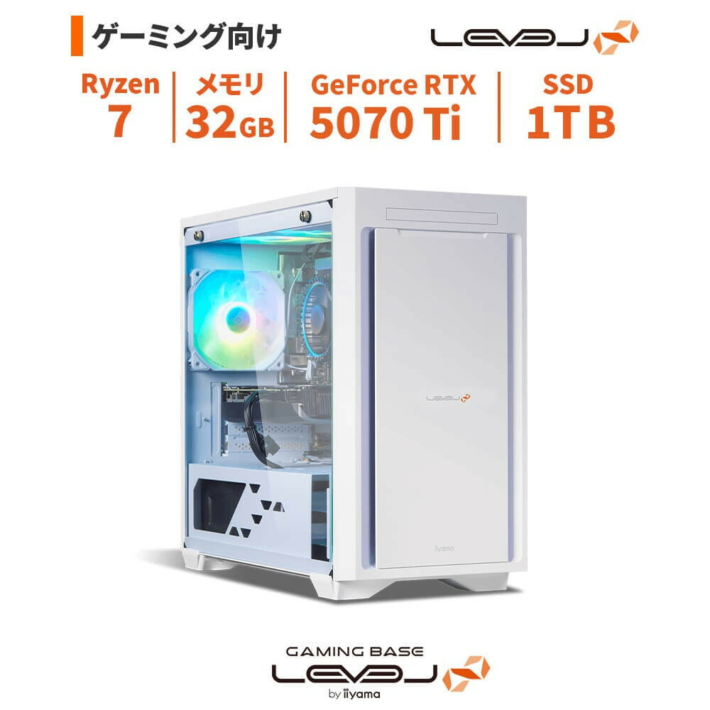【ふるさと納税】パソコン工房 4年間物損保証 ミニタワーゲーミングPC Ryzen 7/5070 Ti/No.397
